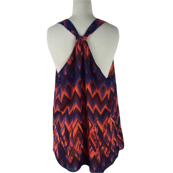 Gap Racer Back Aztec Pattern Dressy Tank, Large - Picture 4 of 8